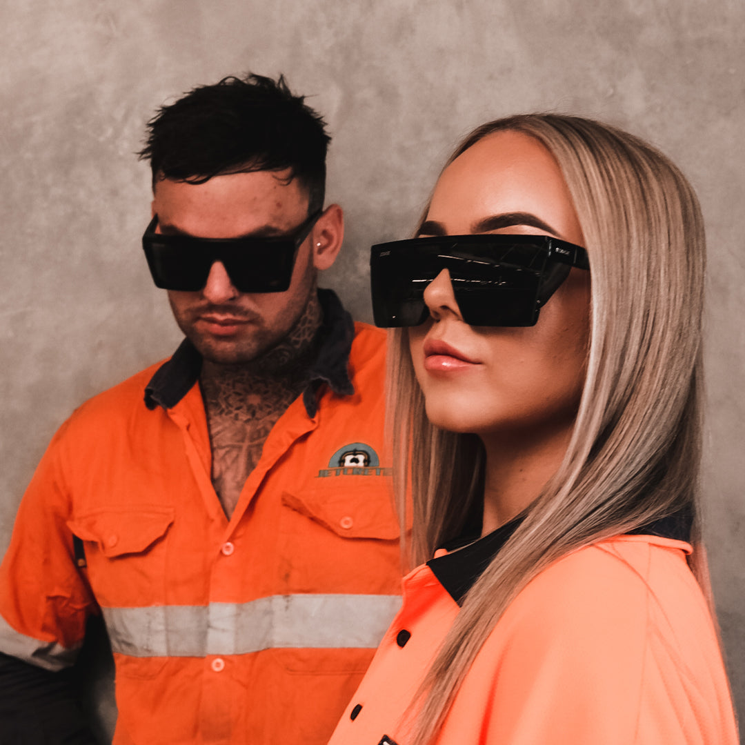 TWO SVGE Premium Sunglasses & Safety Eyewear Intent Safety Black